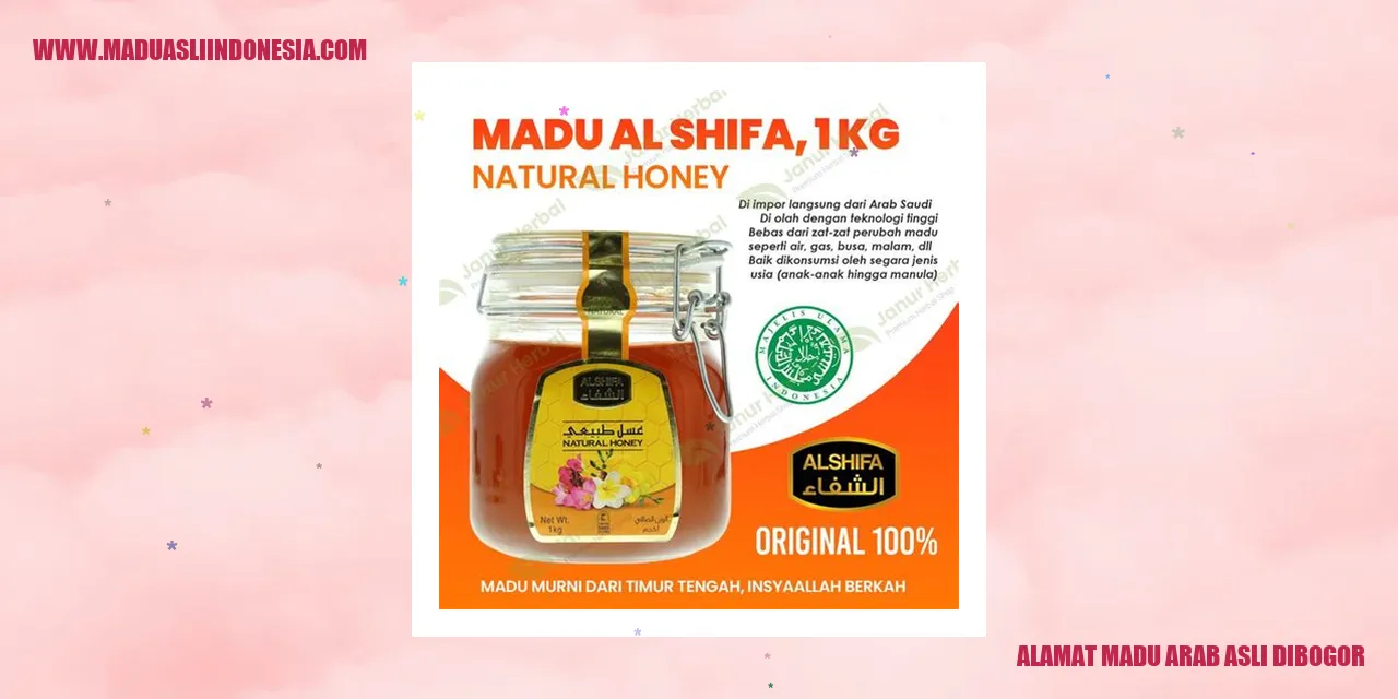 Madu Arab Asli di Bogor