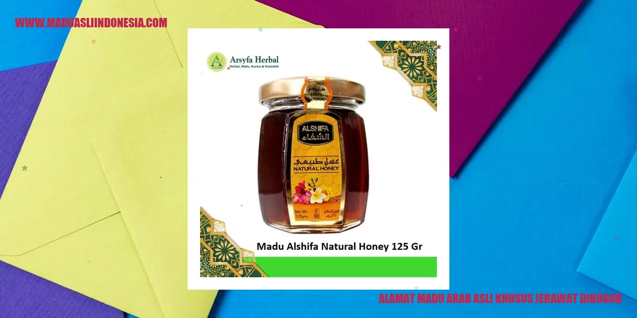 Madu Arab Asli