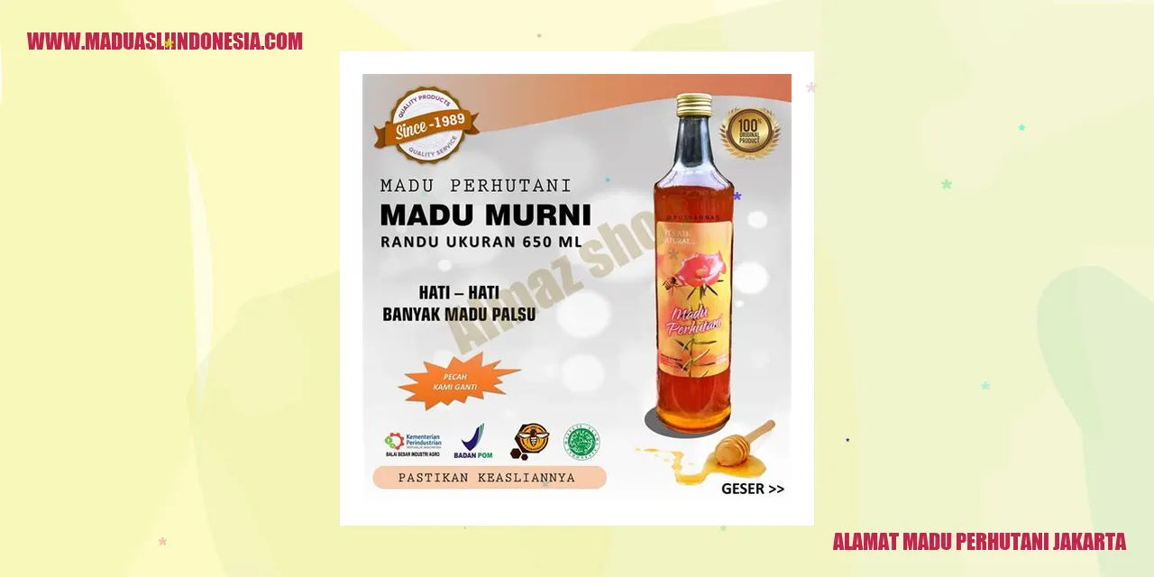 Madu Perhutani Jakarta