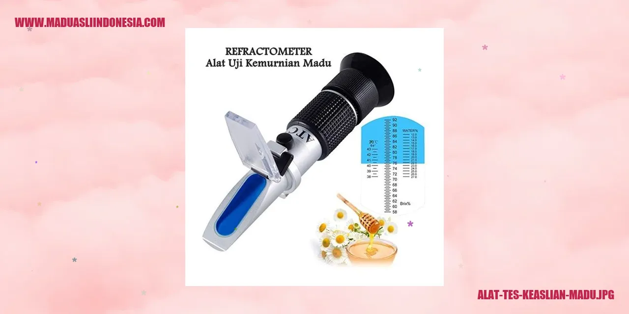 Alat Tes Keaslian Madu: Refraktometer