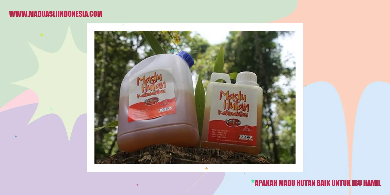 Apakah Madu Hutan Baik untuk Ibu Hamil
