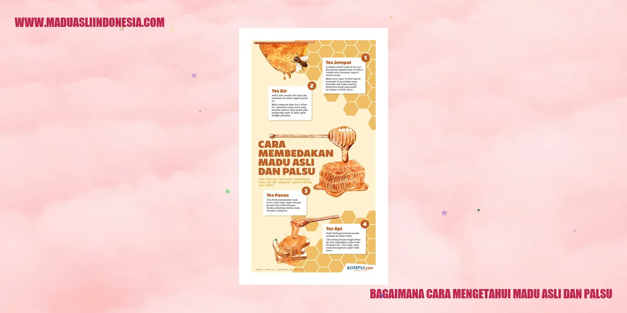 Madu Asli dan Palsu