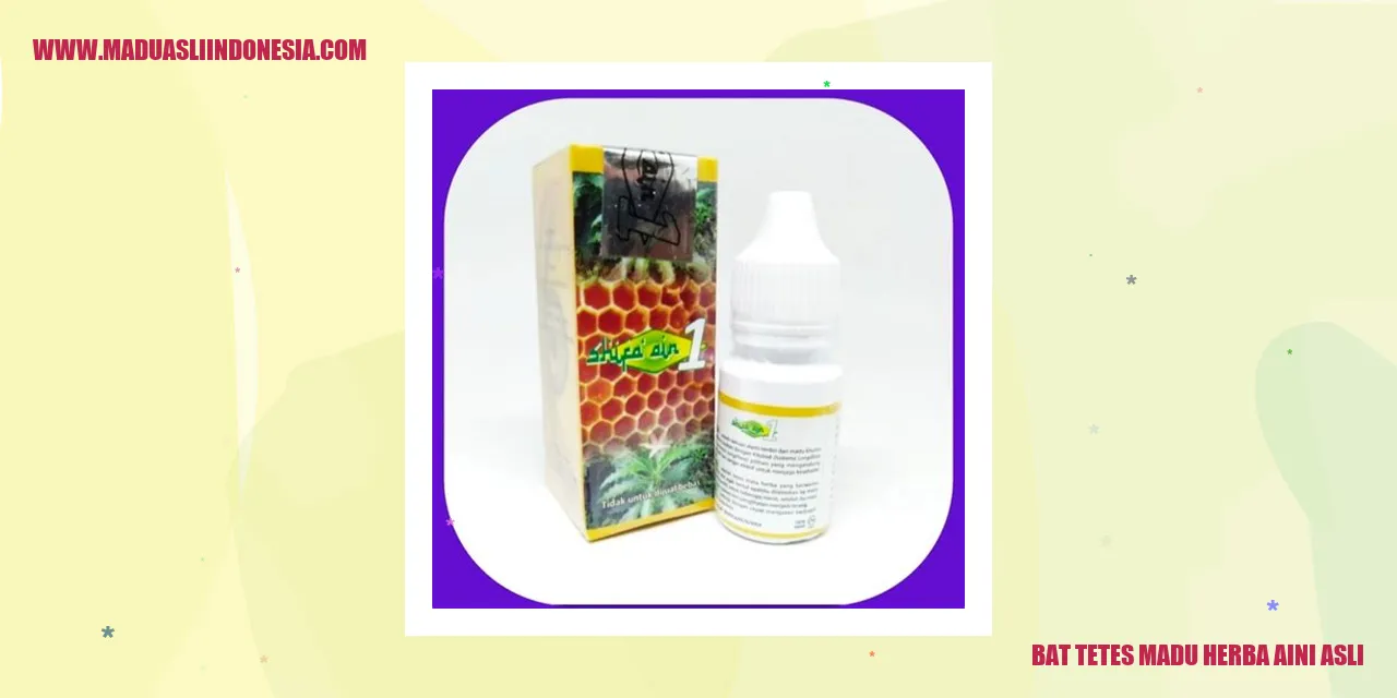 bat tetes madu herba aini asli