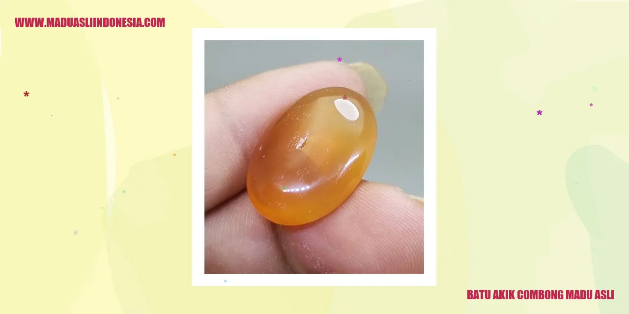 batu akik combong madu asli