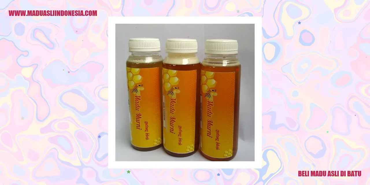 Madu Asli di Batu