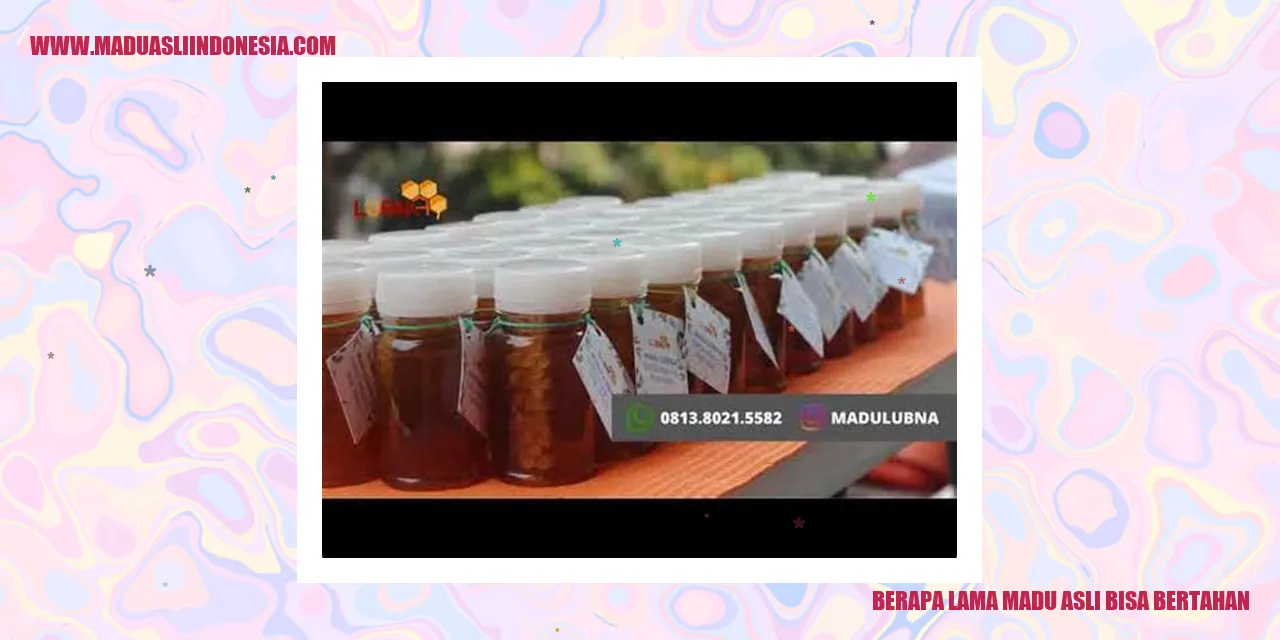 Madu Asli