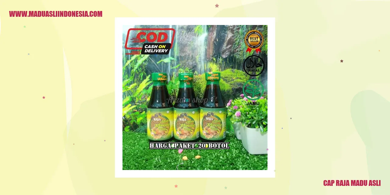 Cap Raja Madu Asli