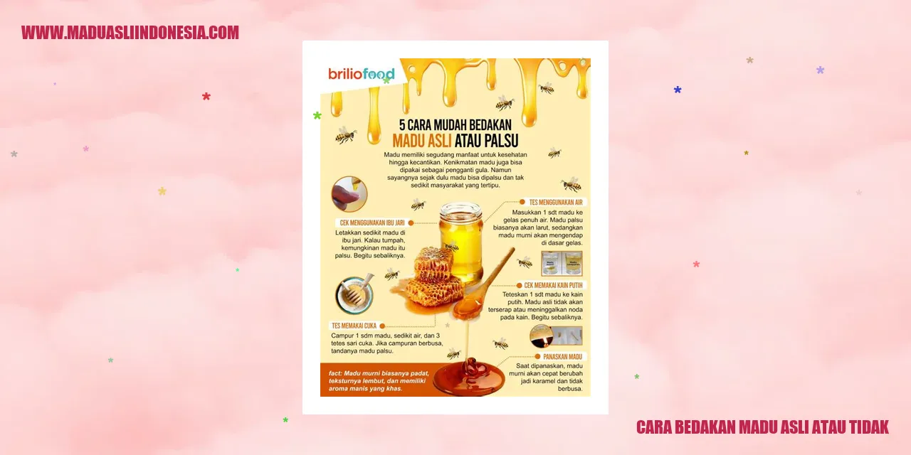 Cara Bedakan Madu Asli atau Tidak