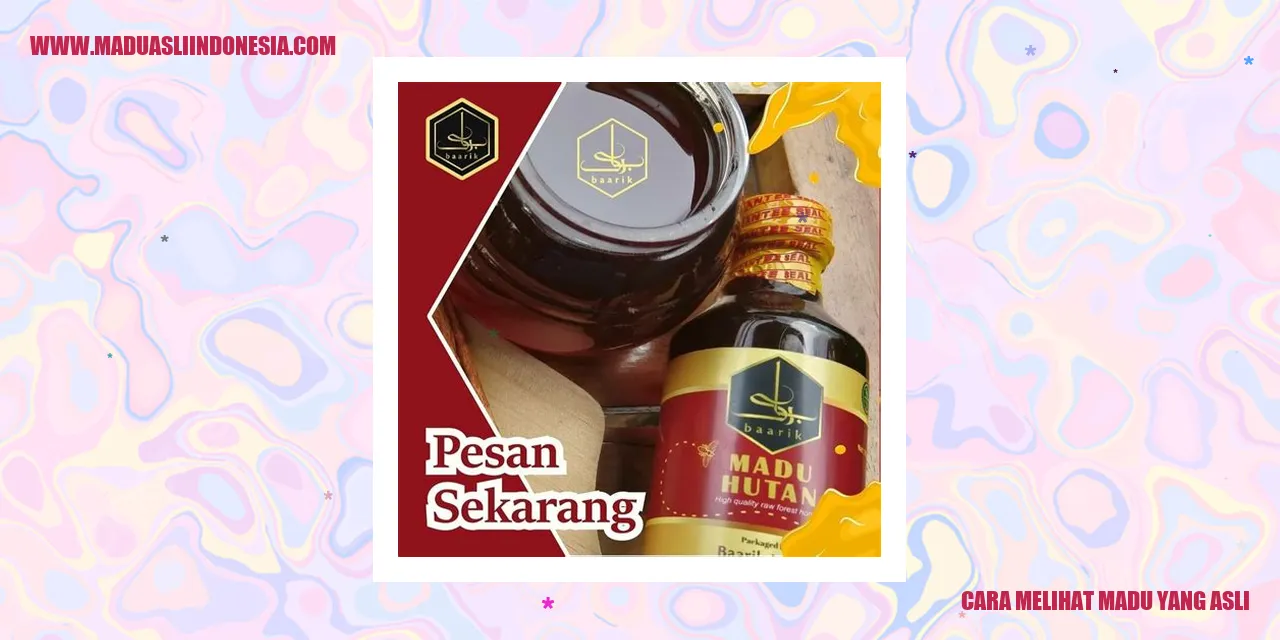 Kemasan Madu Asli