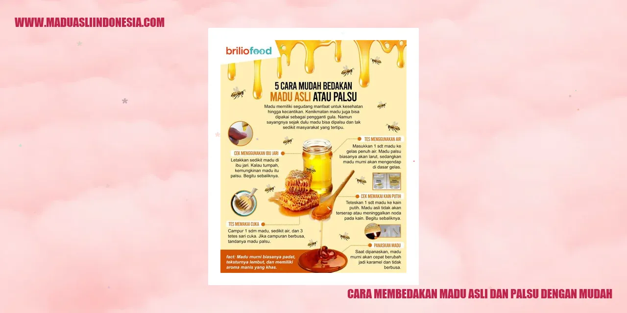 Kemasan Madu Asli dan Palsu