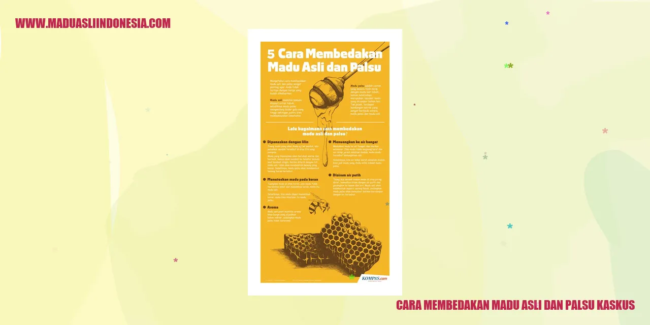 Kemasan Madu Asli dan Palsu
