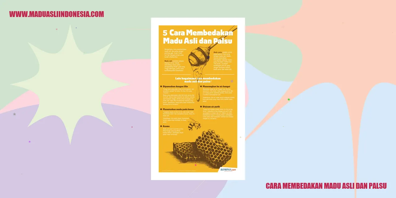 cara membedakan madu asli dan palsu
