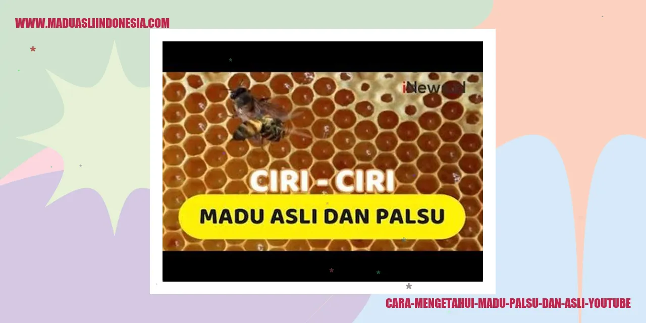 Madu Asli dengan Viskositas Tinggi