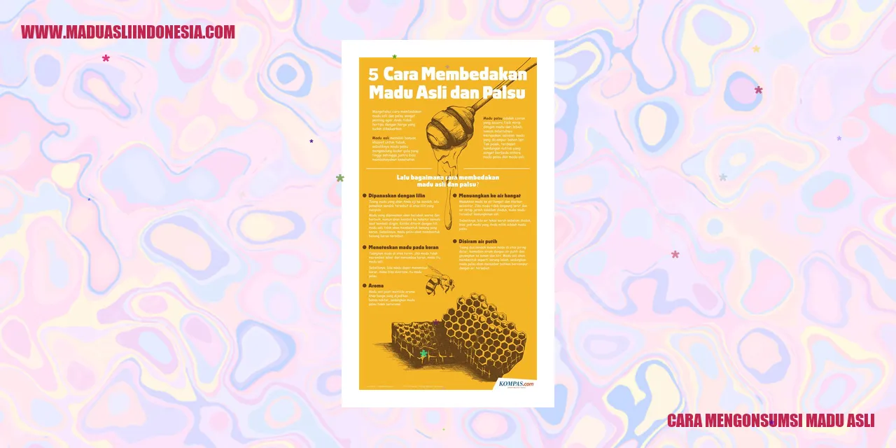cara mengonsumsi madu asli