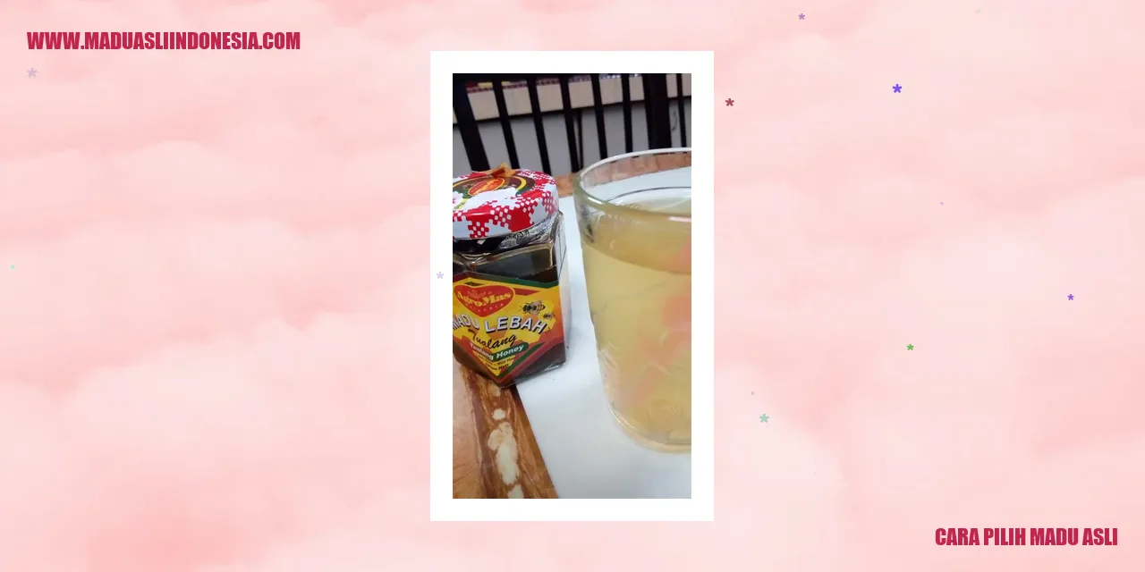 cara pilih madu asli