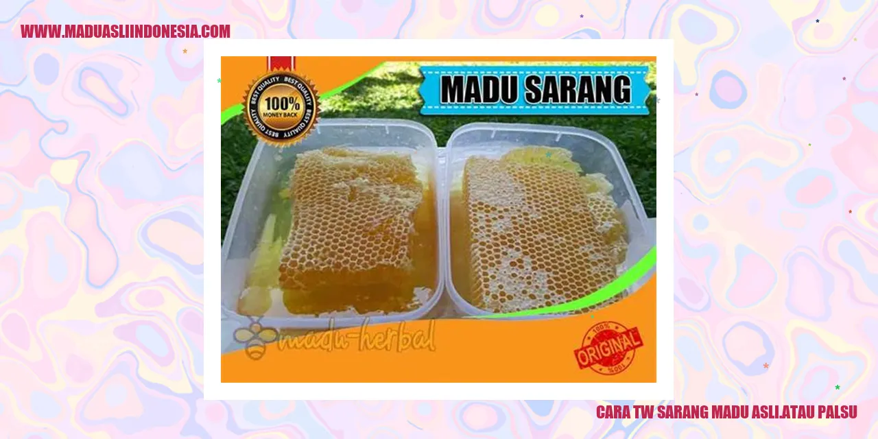 Sarang Madu Asli