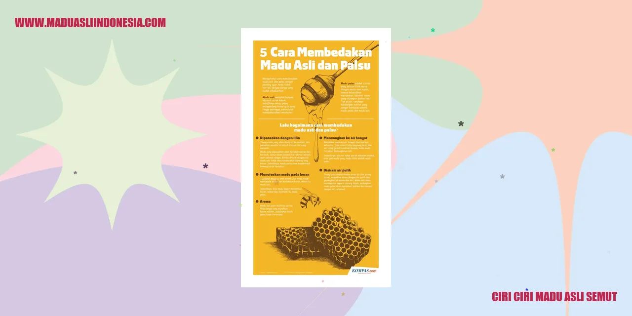 Ciri-ciri Madu Asli Semut
