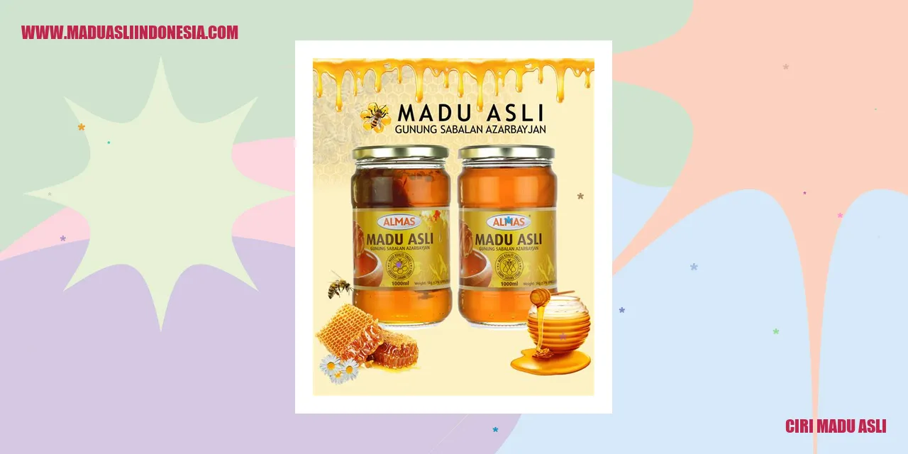 Madu Asli Indonesia