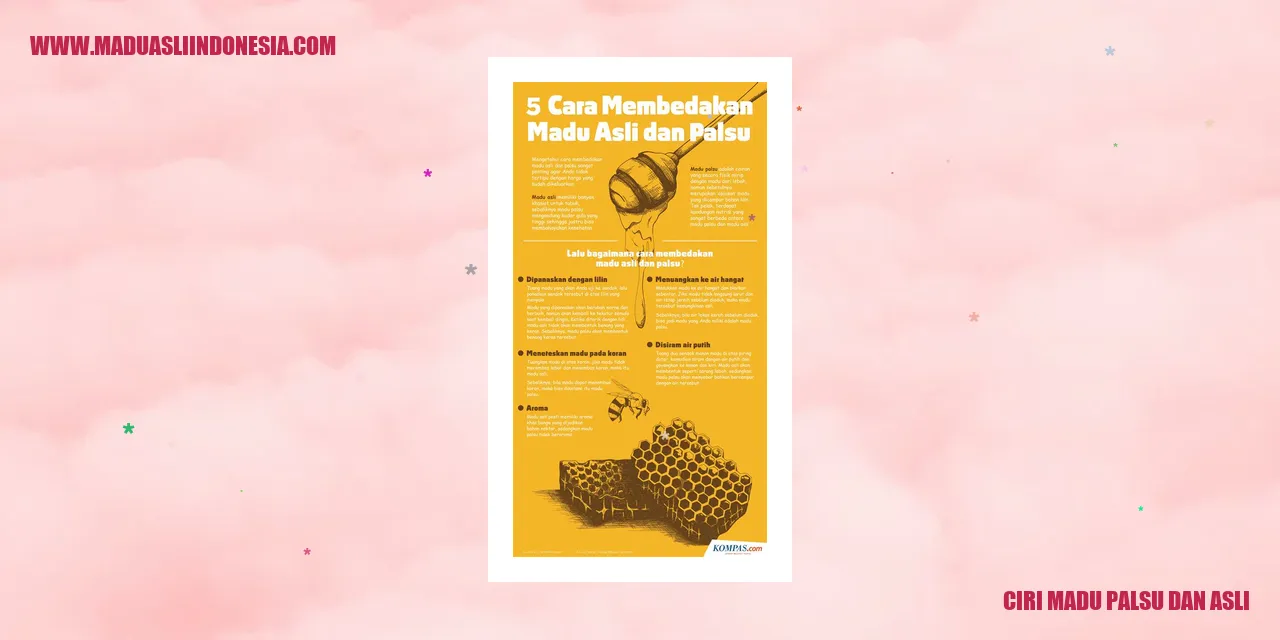 Ciri Madu Palsu dan Asli