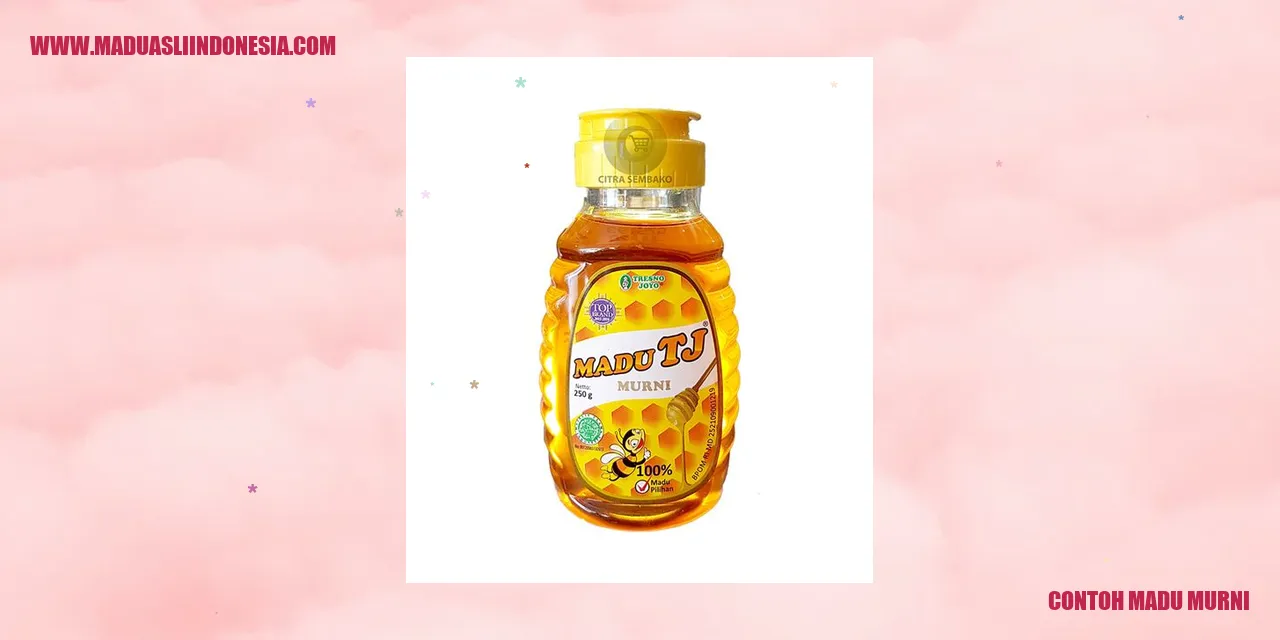 contoh madu murni
