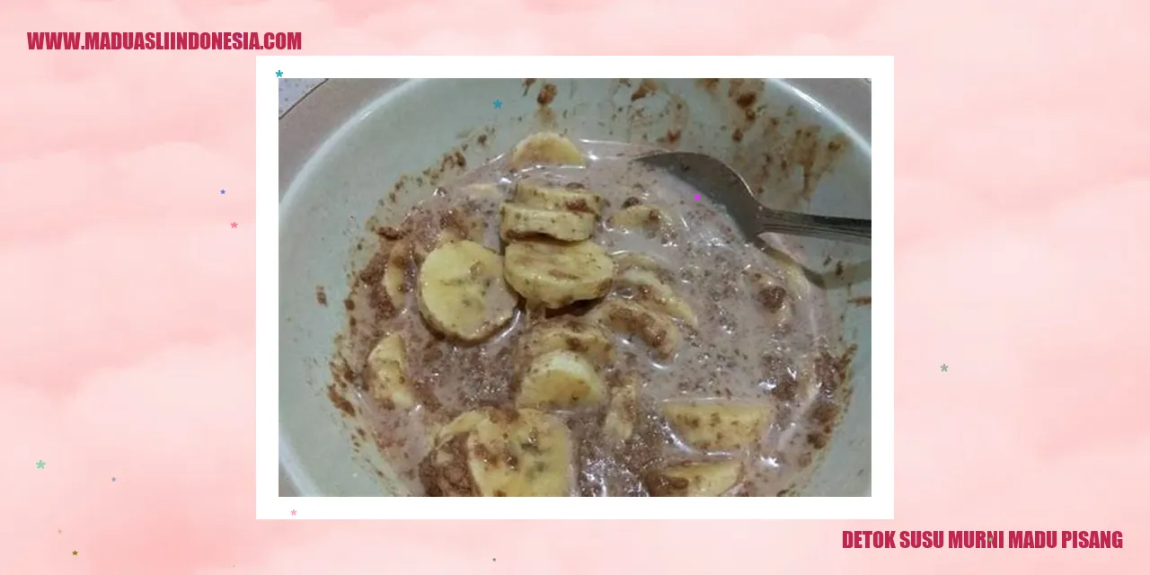 Detok Susu Murni Madu Pisang