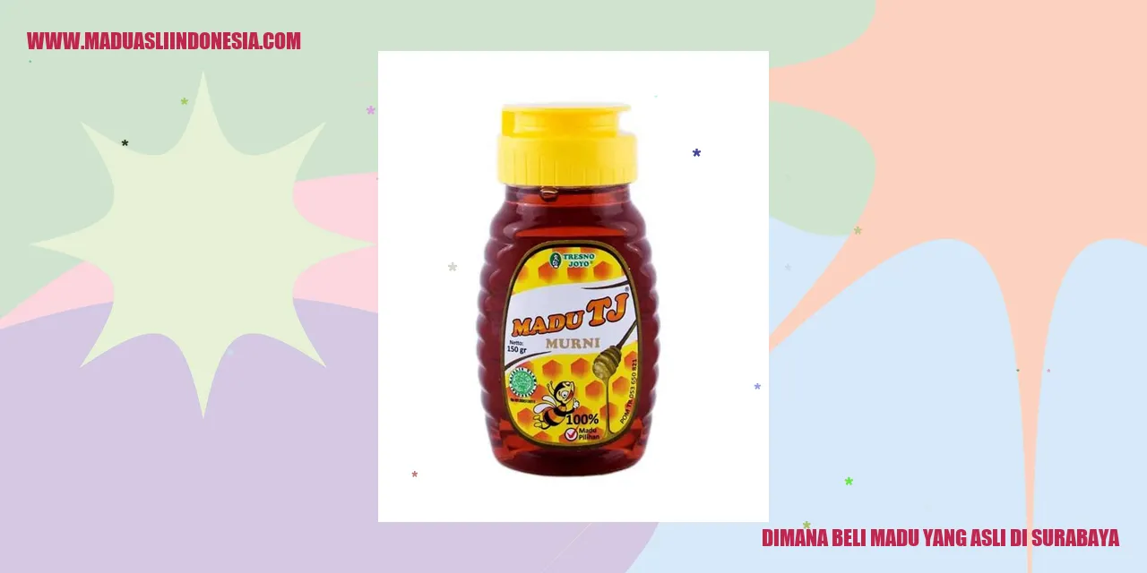 dimana beli madu yang asli di surabaya