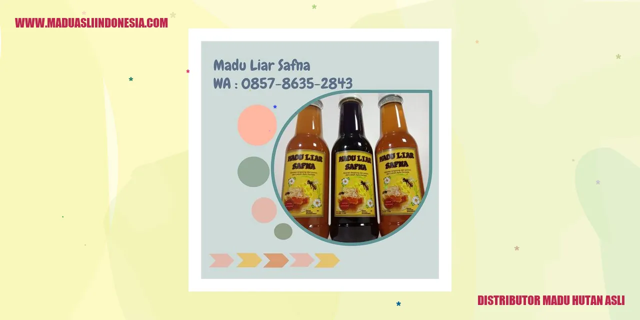 distributor madu hutan asli