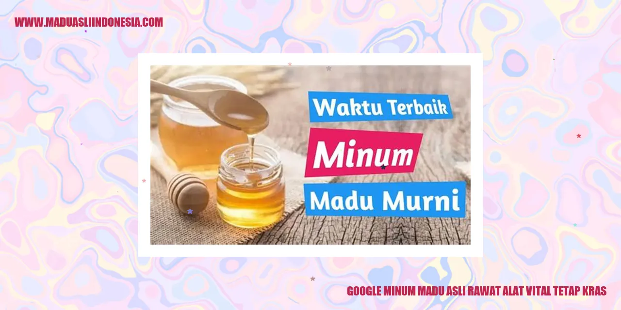 Madu Asli Indonesia