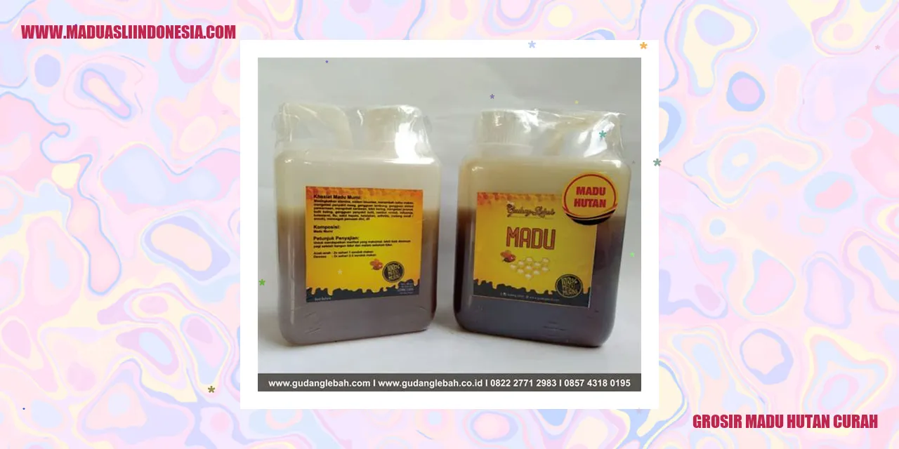 grosir madu hutan curah