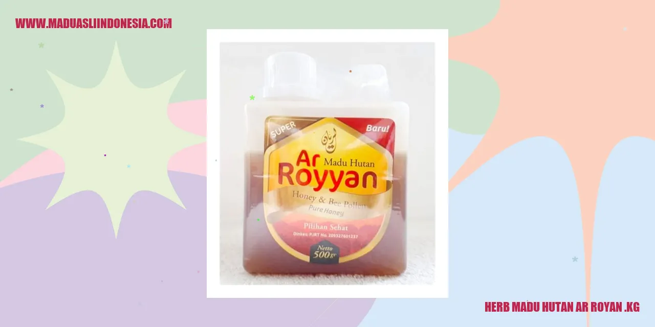 Gambar madu hutan Ar Royan