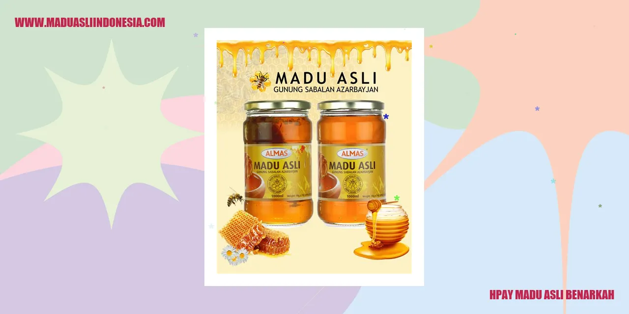 Gambar Madu Asli HPAY