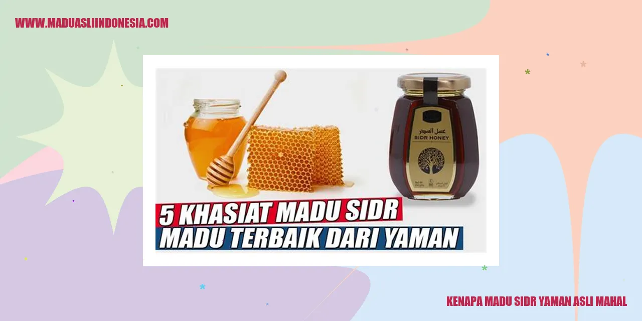 Kenapa Madu Sidr Yaman Asli Mahal
