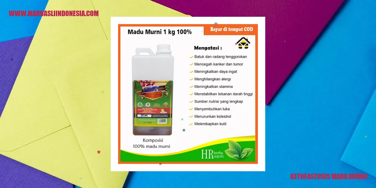 Gambar Ketofastosis Madu Murni