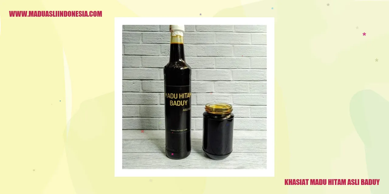 Madu Hitam Asli Baduy