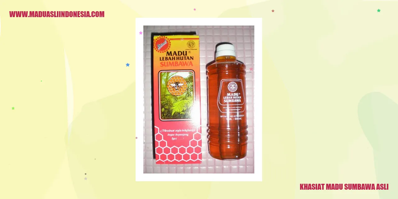 Madu Sumbawa Asli