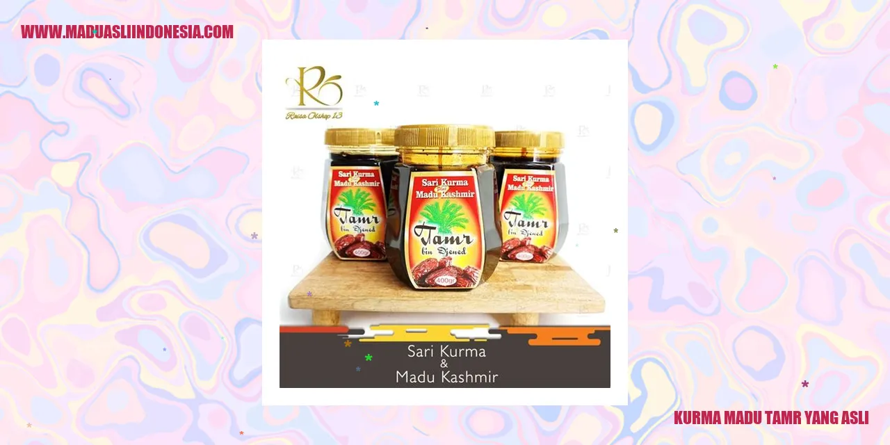 Kurma Madu Tamr yang Asli