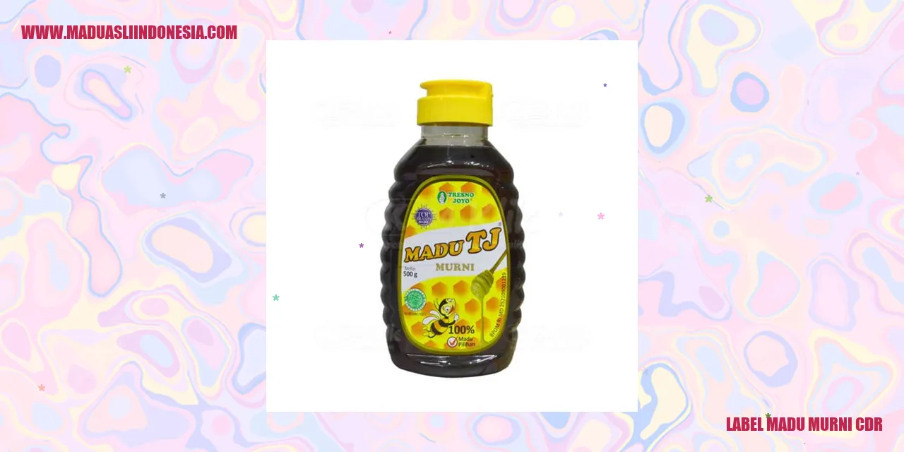 Madu Murni CDR