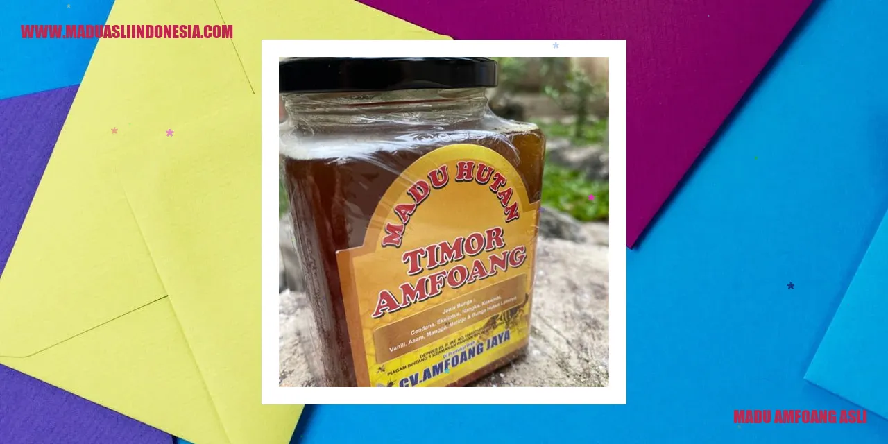 madu amfoang asli