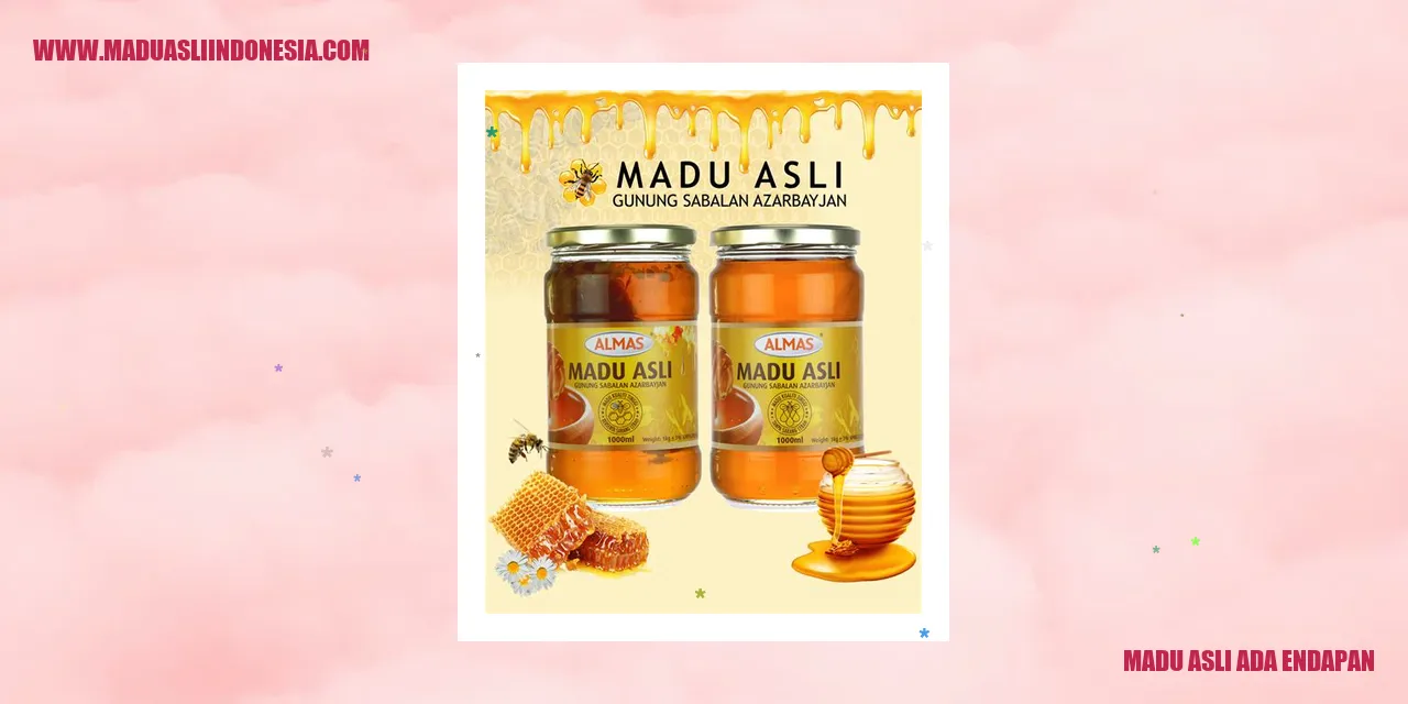 madu asli ada endapan