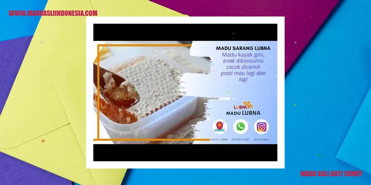 Madu Asli Anti Semut