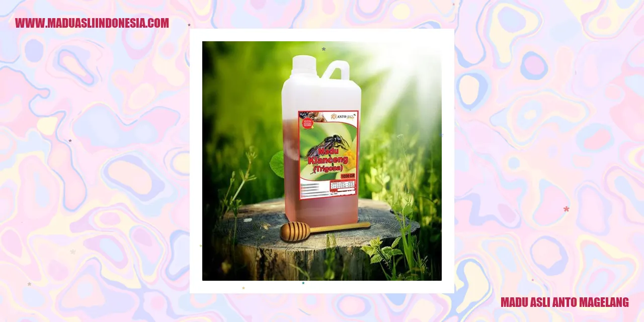 madu asli anto magelang