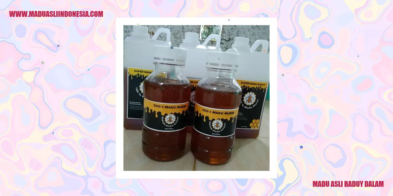 madu asli baduy dalam