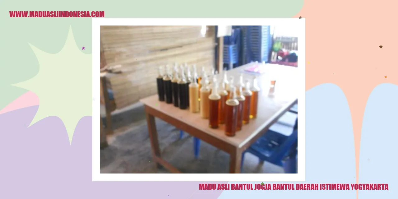 Ilustrasi Madu Asli Bantul Jogja