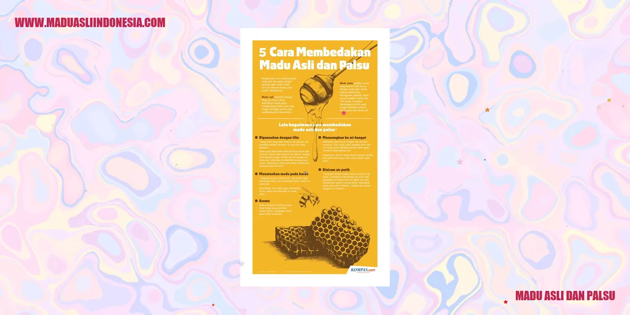 madu asli dan palsu