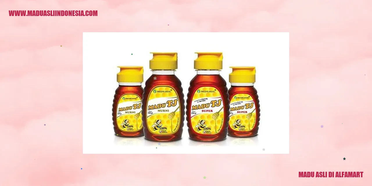 Madu asli di Alfamart