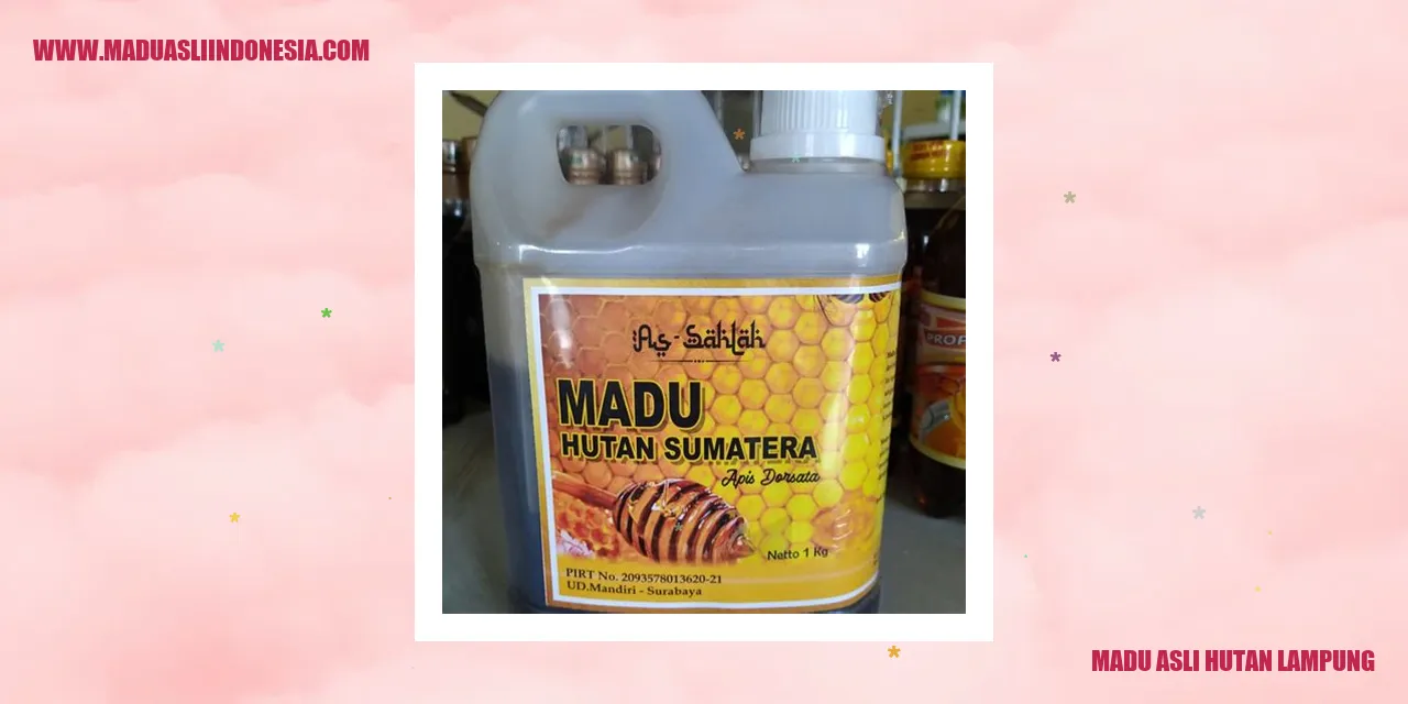 Madu Asli Hutan Lampung