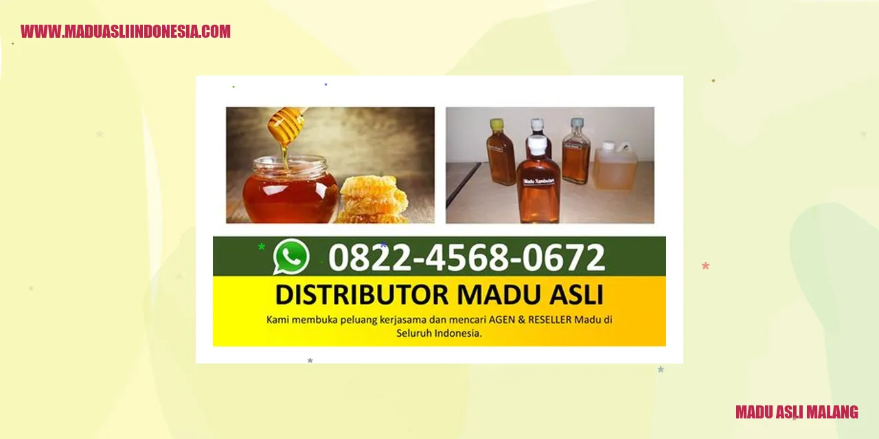 Madu Asli Malang