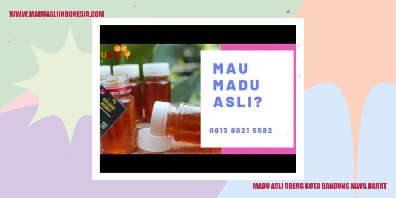 Madu Asli Odeng Kota Bandung