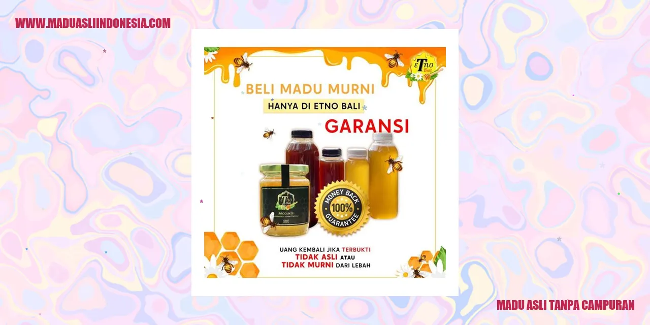 madu asli tanpa campuran