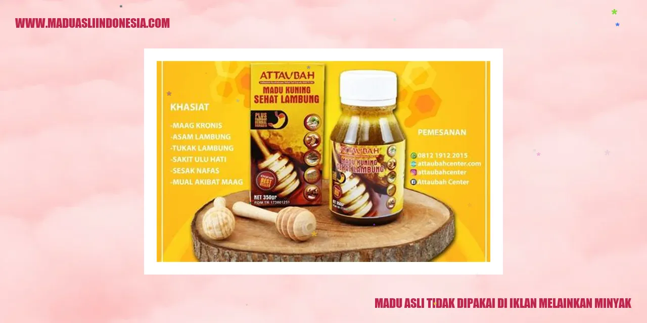 Madu Asli Indonesia